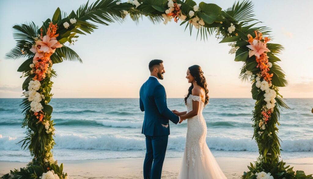 Caribbean destination wedding