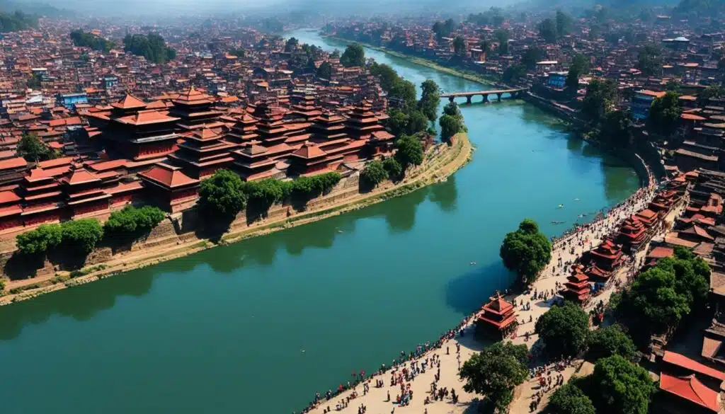 Importancia cultural del río Bagmati en Katmandú