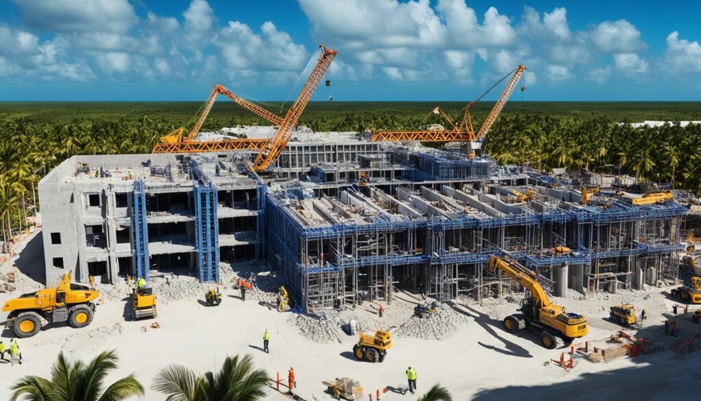 When was the Hard Rock built in Punta Cana?