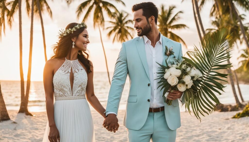 beach wedding photos