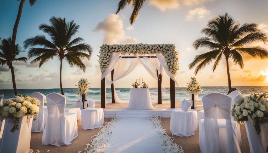 ceremonia religiosa en majestic elegance punta cana