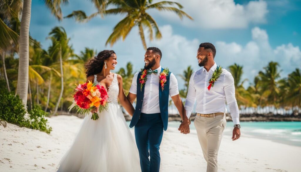 punta cana wedding photos