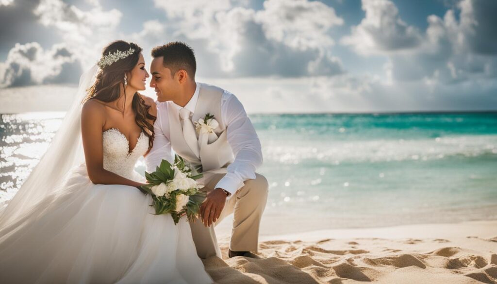punta cana wedding photos