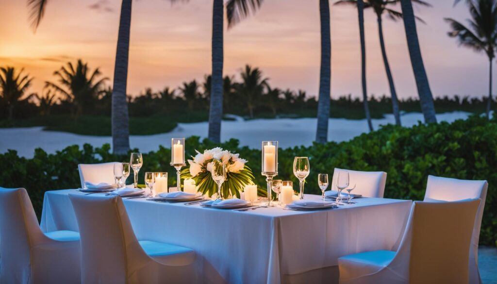 serenade punta cana dining