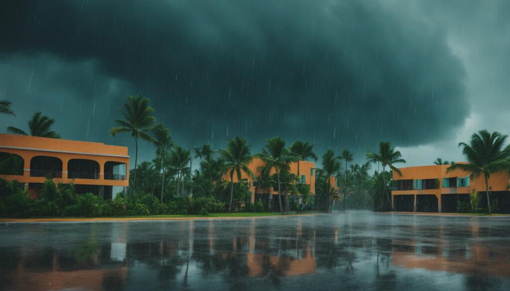 temporada de lluvias en Punta Cana