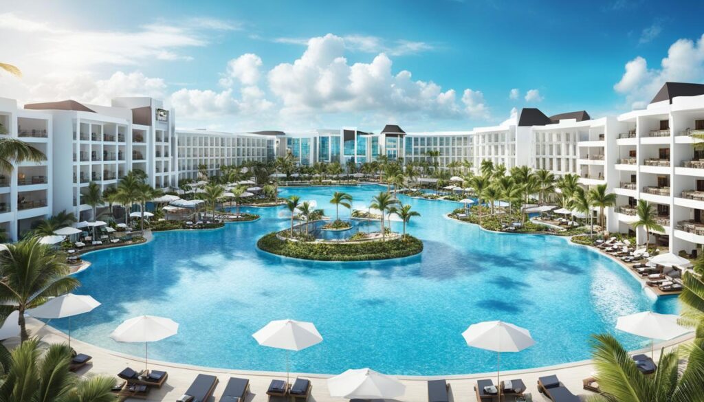 ¿Cuántas piscinas tiene el Hard Rock Punta Cana?