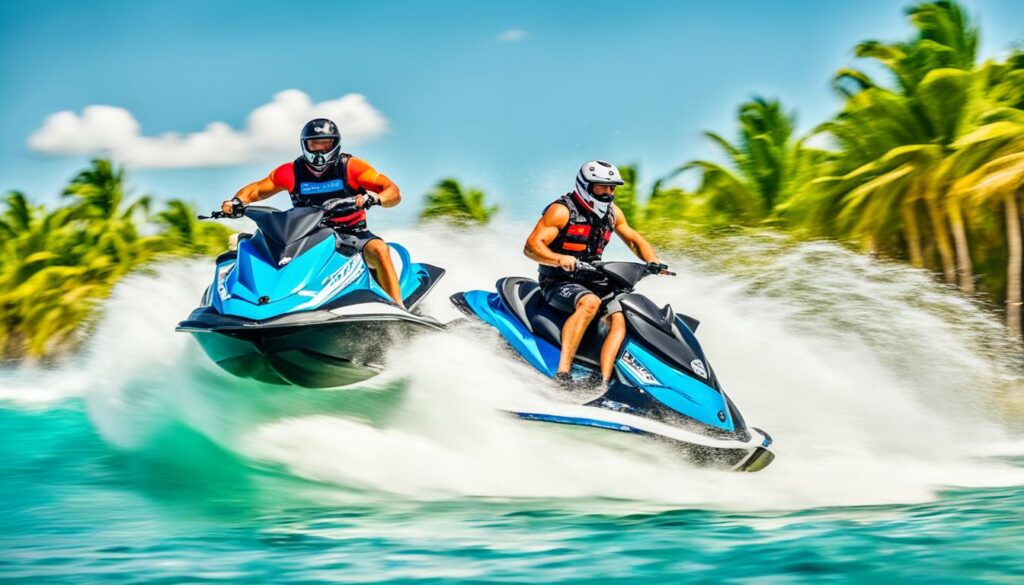 Jet skiing in Punta Cana