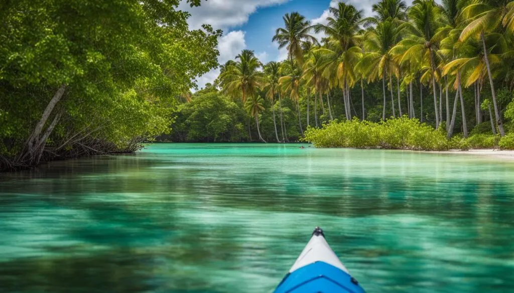 Kayaking in Laguna Bávaro