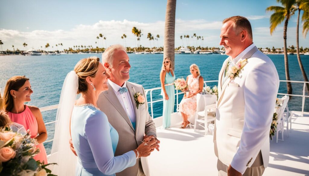 affordable wedding boat Punta Cana