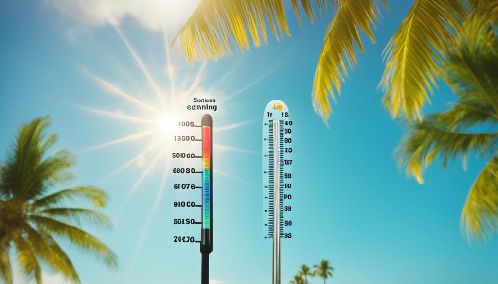 average temperature in Punta Cana image
