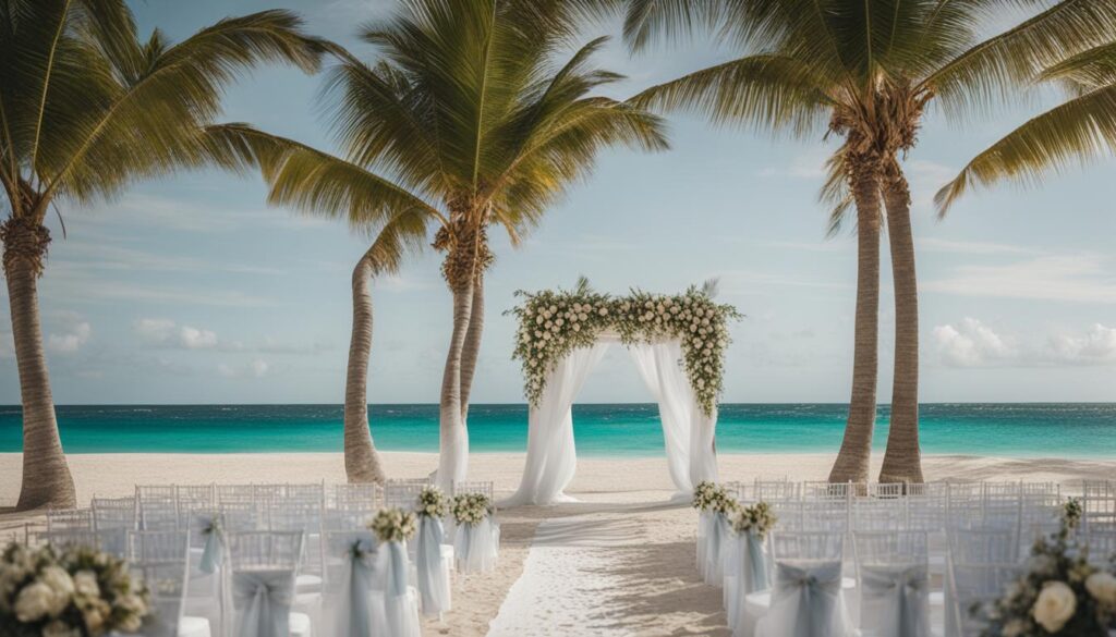 beachfront wedding venue in Punta Cana