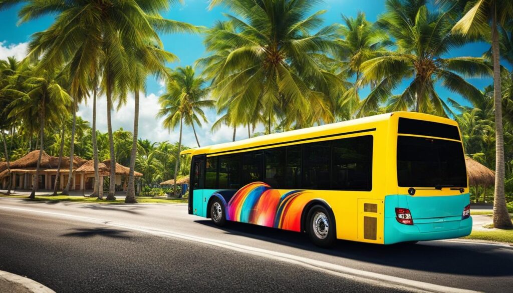 bus, transportation options, Santo Domingo to Punta Cana