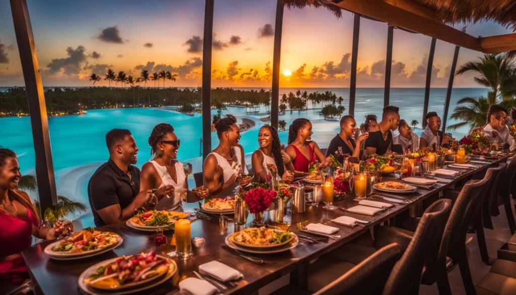 dinner in the sky Punta Cana picture highlights