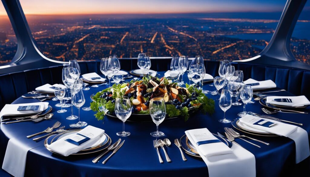 dinner in the sky menu