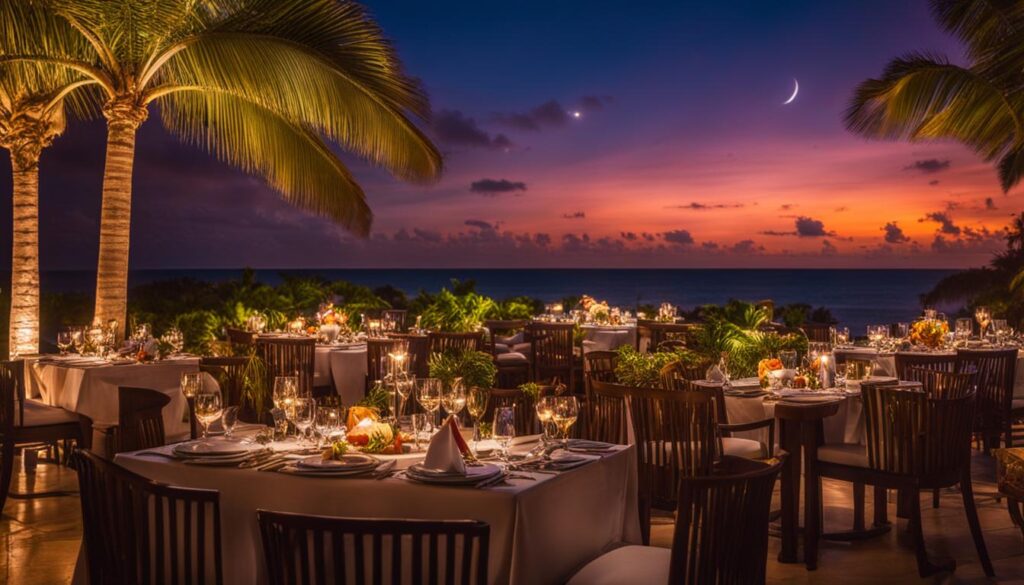 dinner sky punta cana