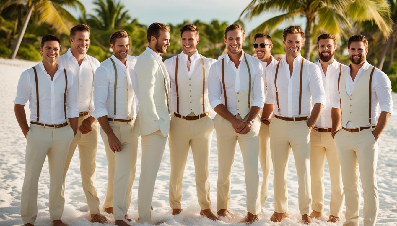 🕴️ Beach Chic: Groomsmen Attire for a Stylish Beach Wedding 🕴️