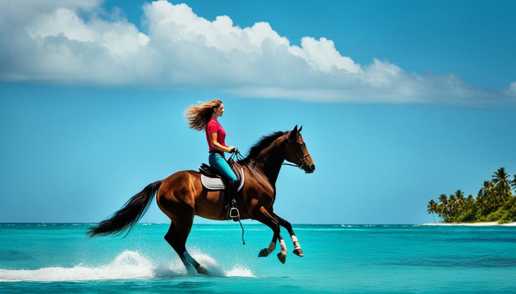 horseback riding in Punta Cana