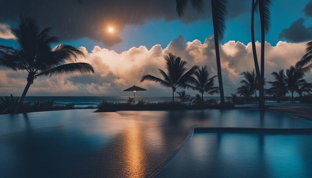 how often does it rain in punta cana