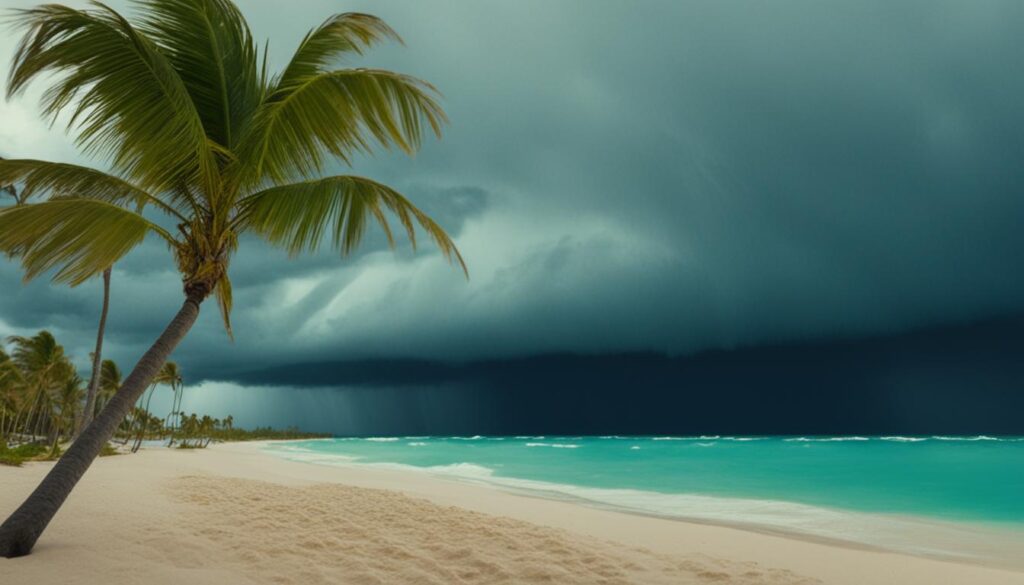 raining season in punta cana