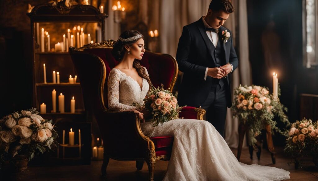 studio wedding photography
