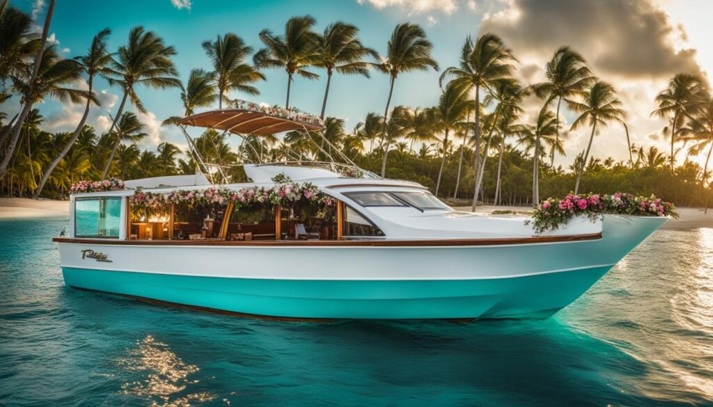 wedding boat Punta Cana prices