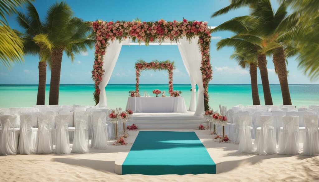 wedding package rates in Punta Cana