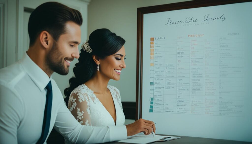 wedding photography timeline planning