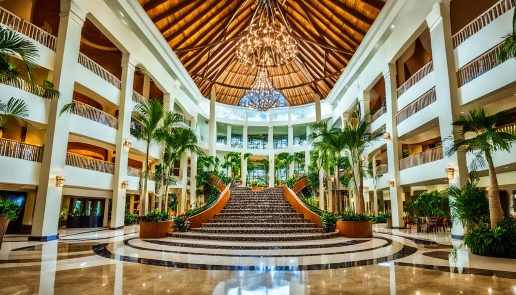 Grand Palladium Punta Cana resort lobby