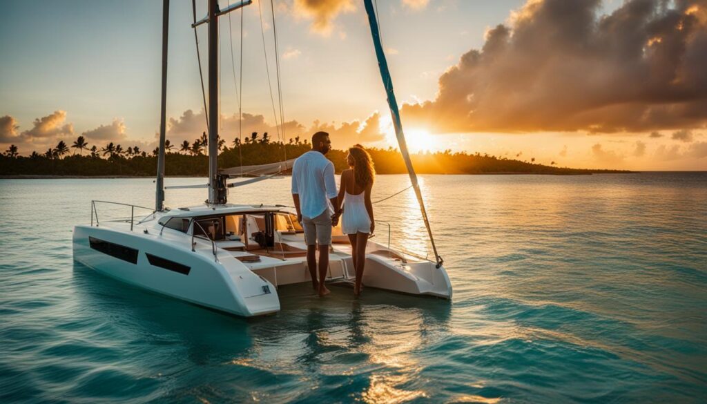 Punta Cana catamaran sailing proposal