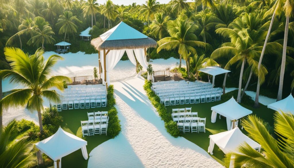 beach wedding venue in Punta Cana