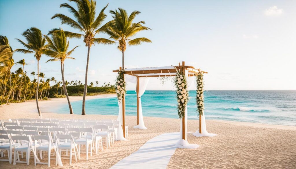 beach wedding venue punta cana