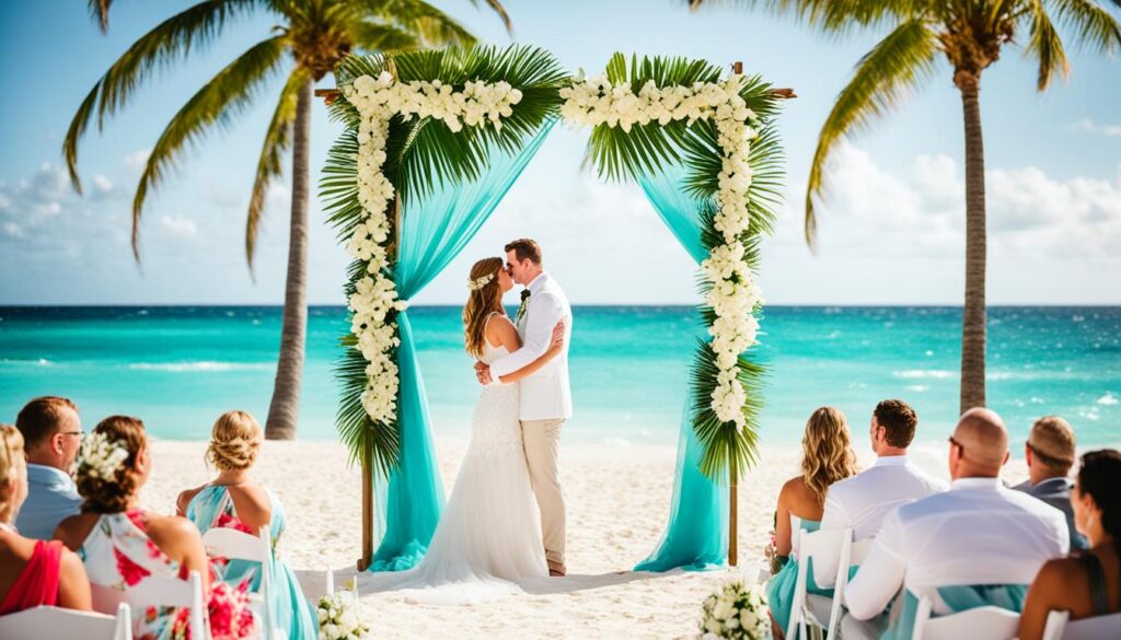 beachfront wedding punta cana