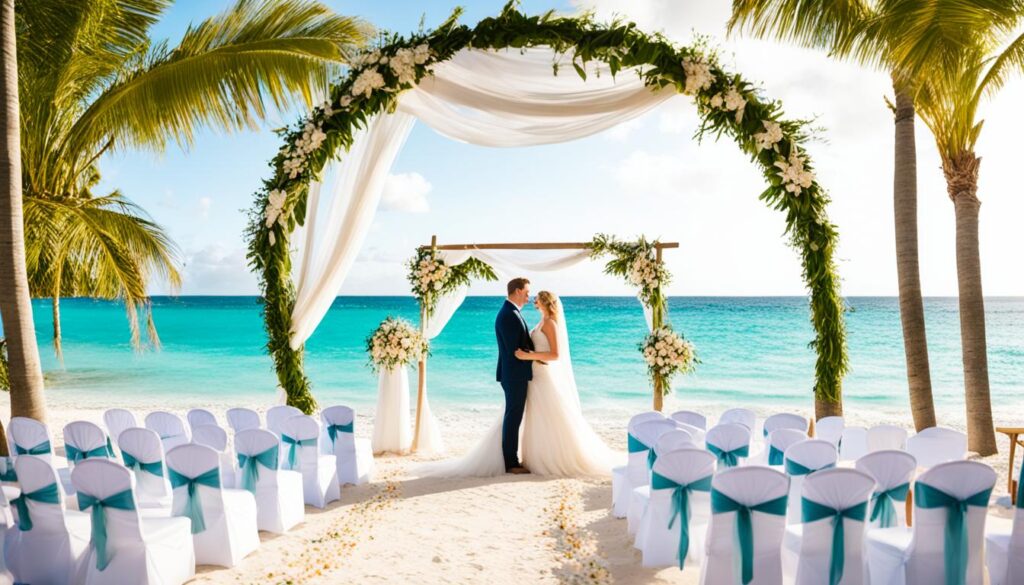 beachfront wedding venue in Punta Cana