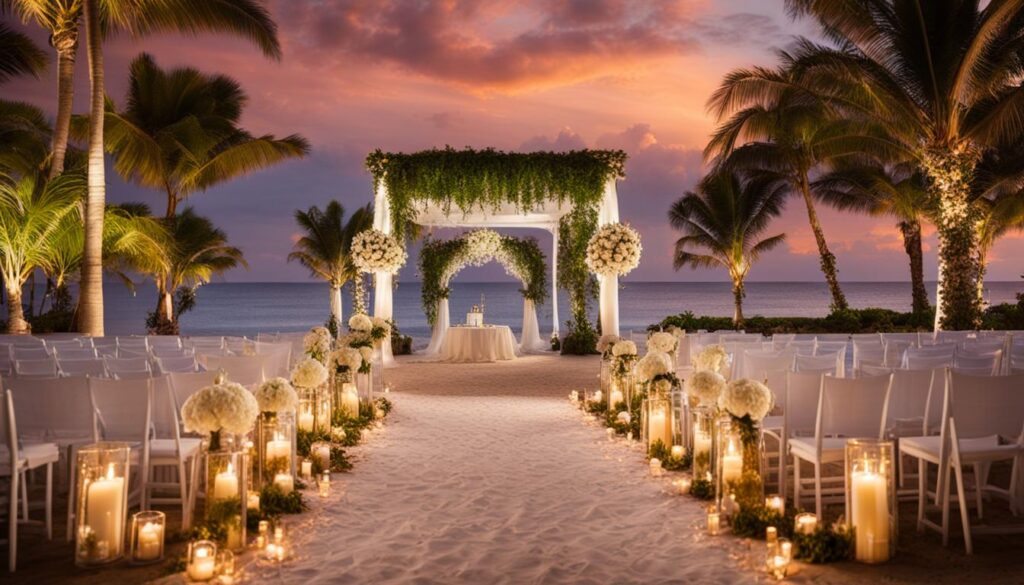 beachfront wedding venues Santo Domingo