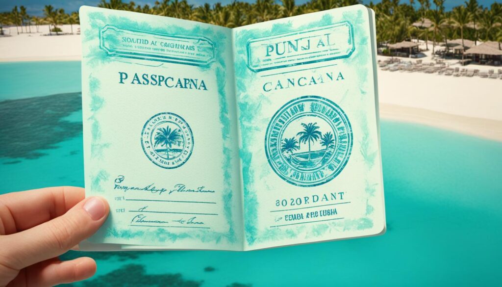 blank pages in passport for punta cana