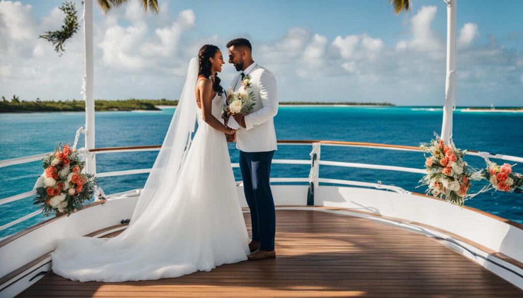 boat rental for wedding punta cana