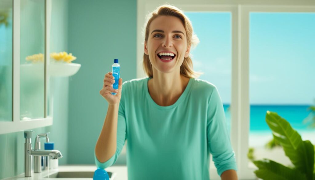 brushing teeth with tap water abroad