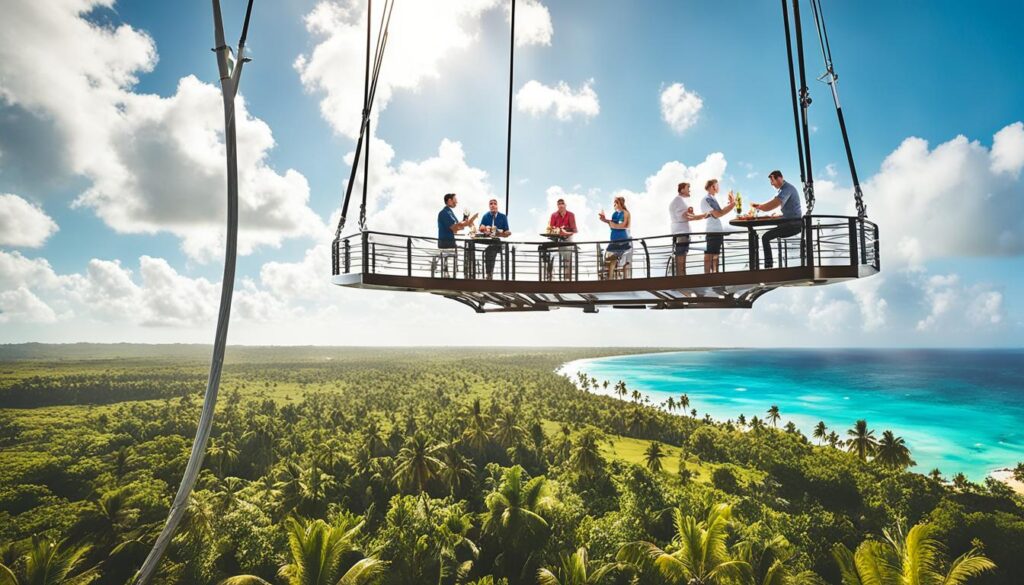 dinner in the sky punta cana pictures