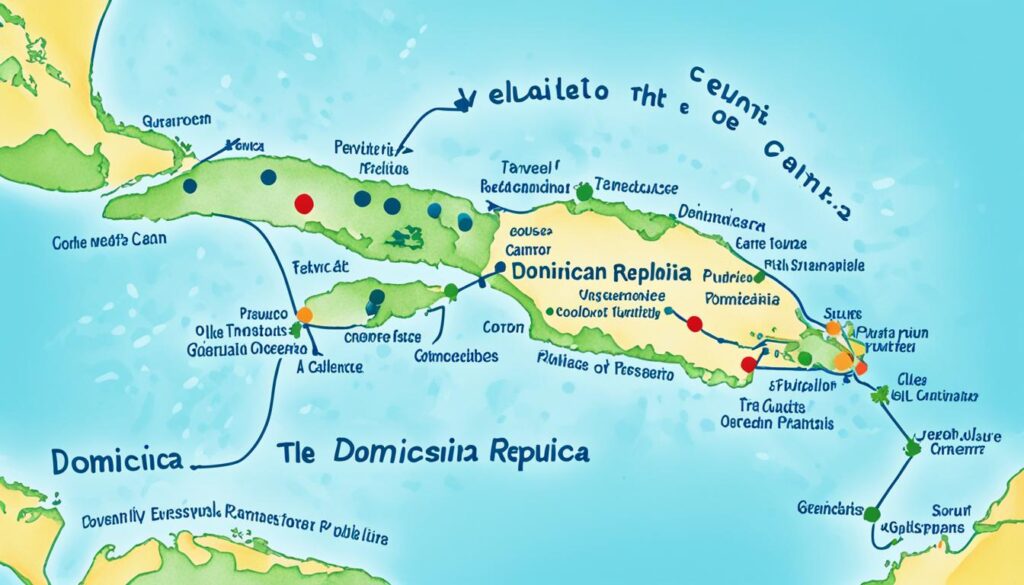 distance between puerto plata and punta cana