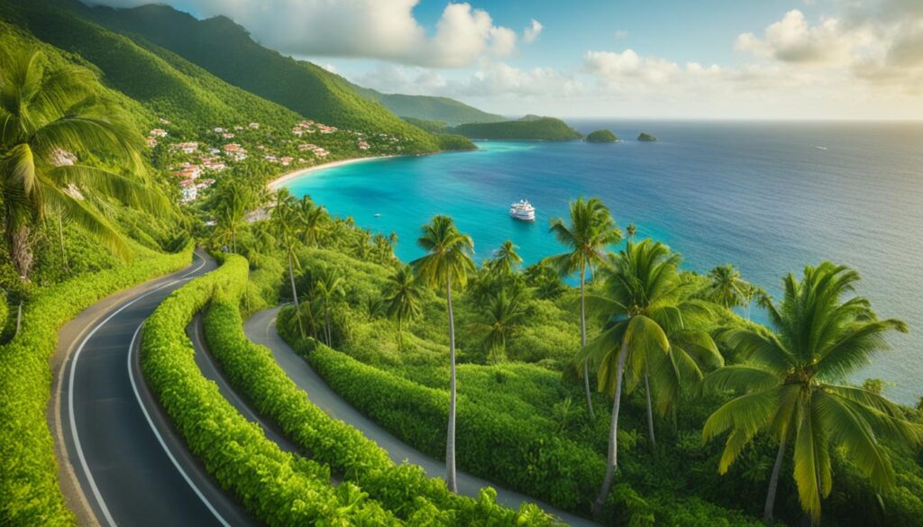 distance from punta cana to la romana