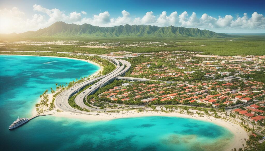 distance punta cana to santo domingo