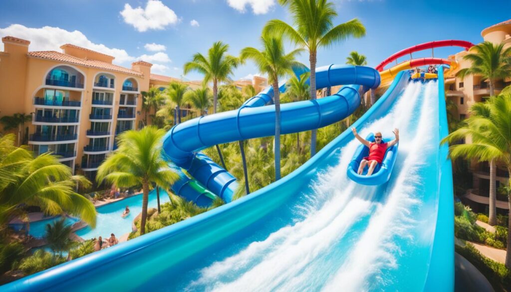 hoteles con parque acuatico en el caribe