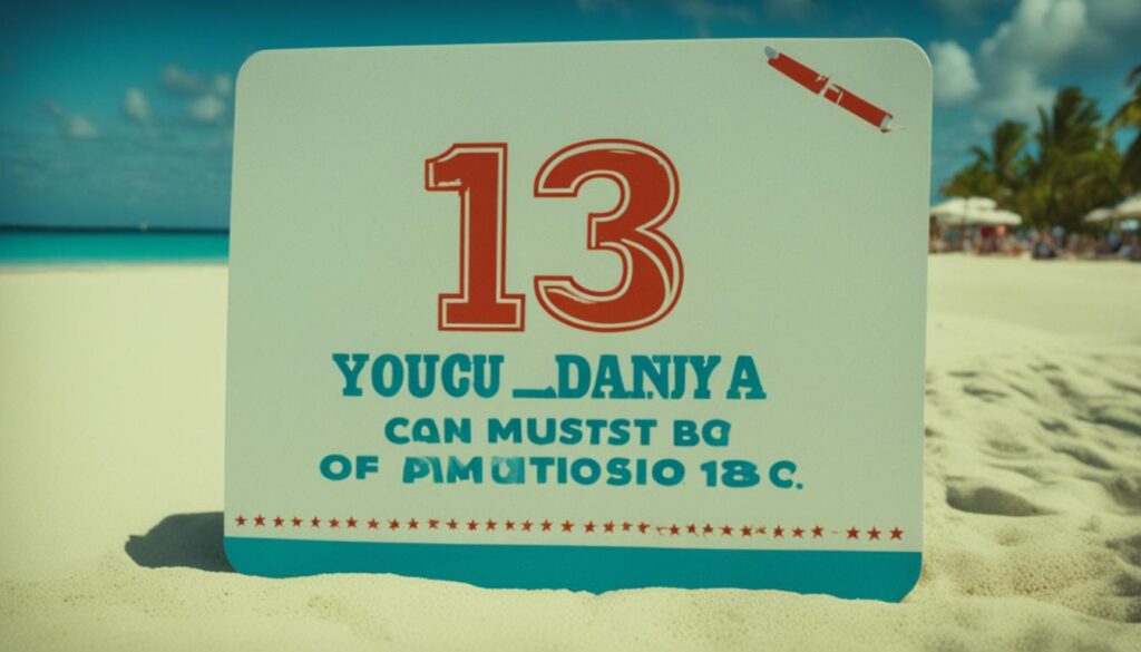 how old to drink in punta cana