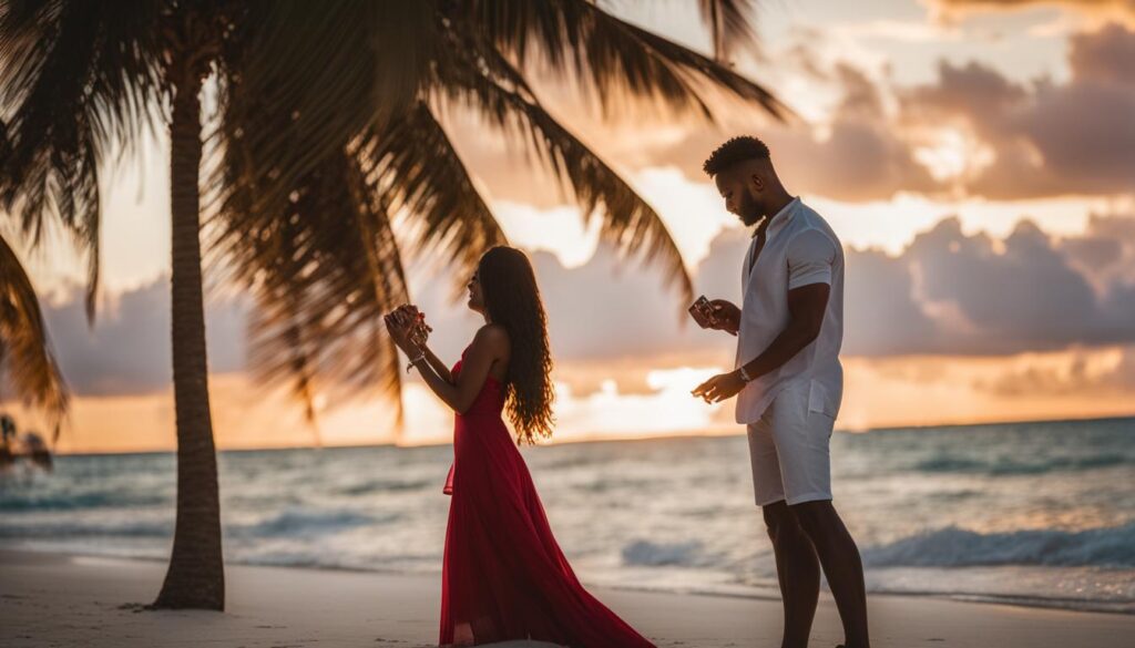 marriage proposal punta cana