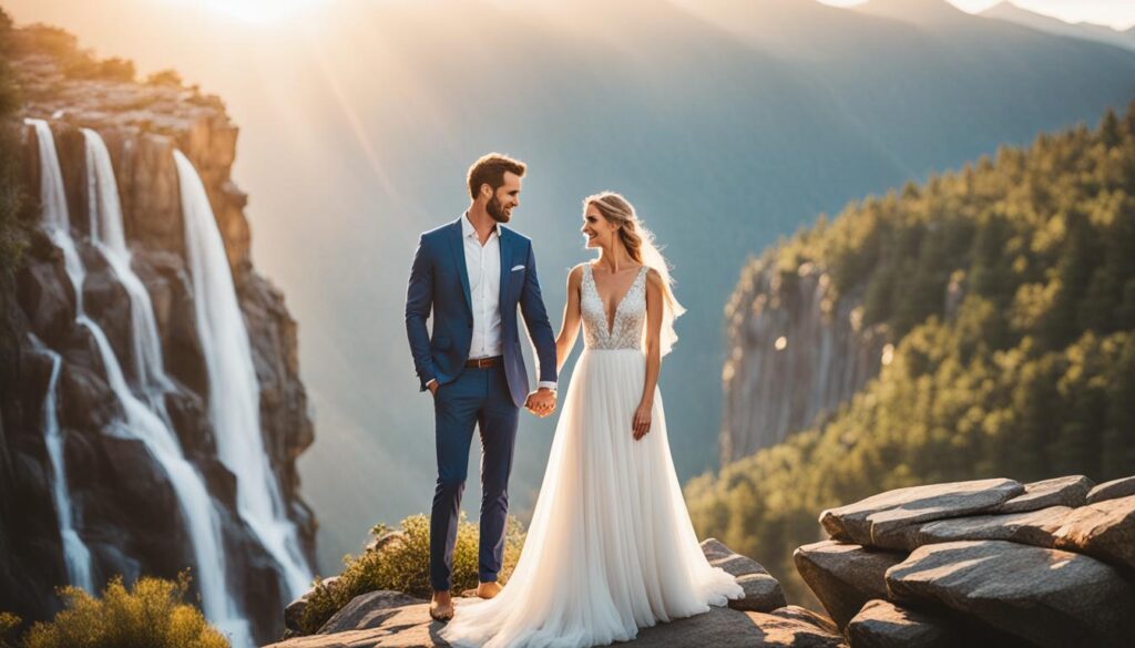 mountain wedding