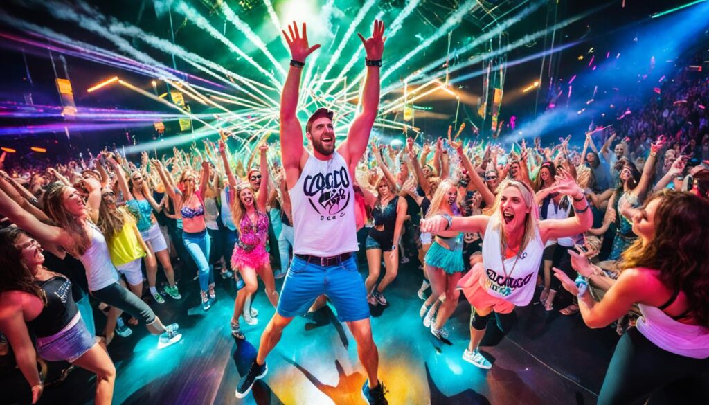 partygoer moments at coco bongo punta cana