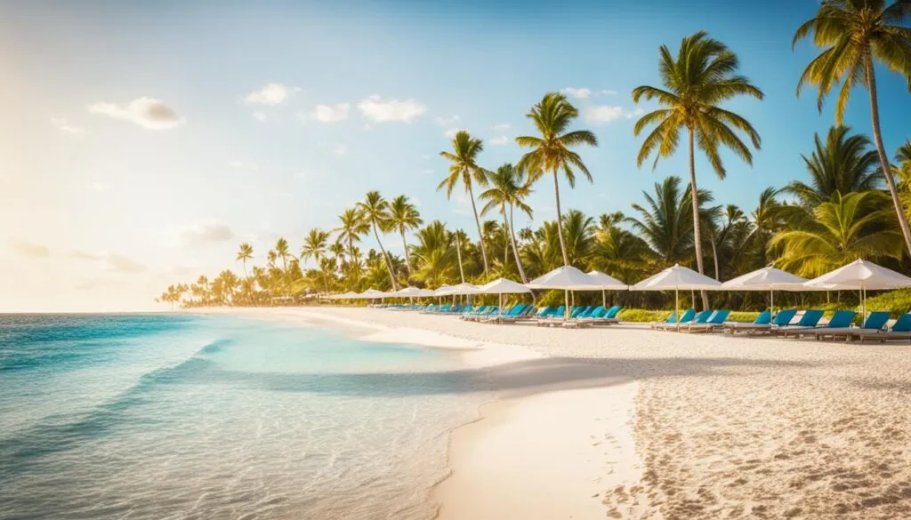 punta cana beach relaxation