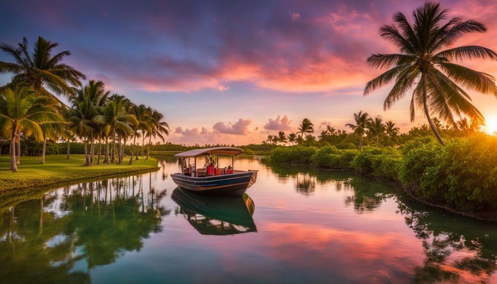 punta cana lagoon boat rides