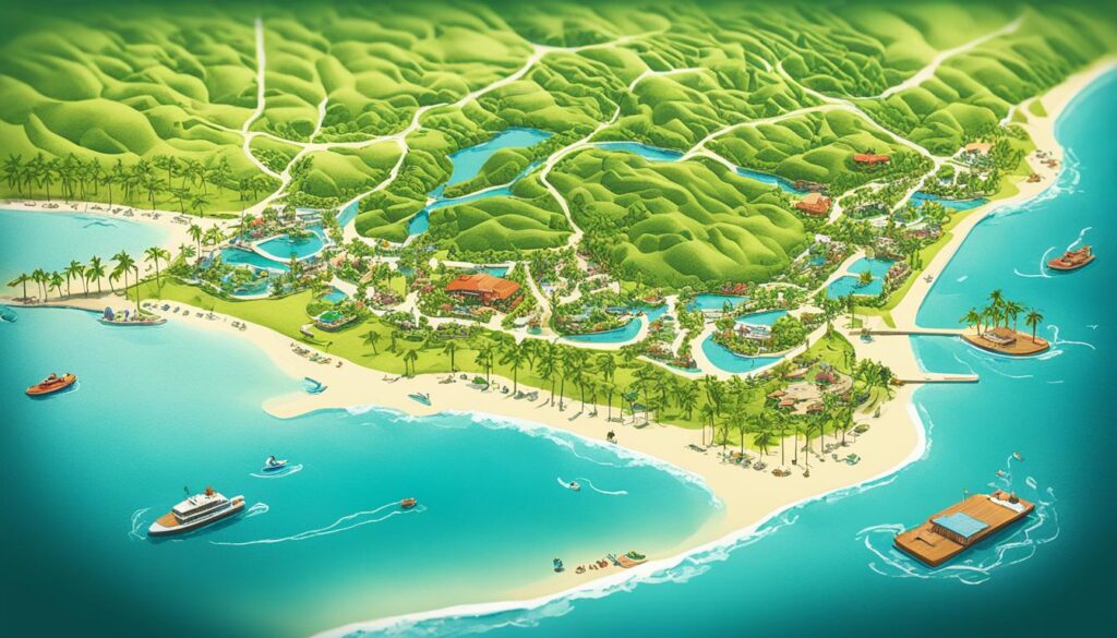 punta cana on map