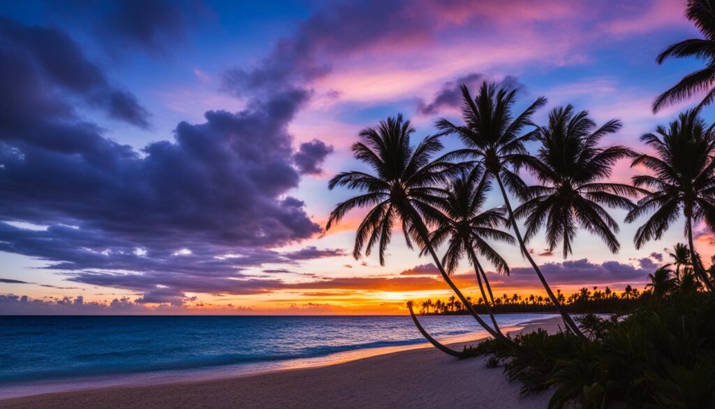 punta cana sunset photos